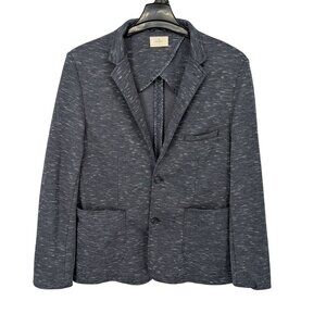 Civil Society Knit Blazer Jacket Preppy Streetwear Academia Stretch Comfy Size L